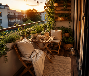Jak zařídit malý balkon útulně a prakticky