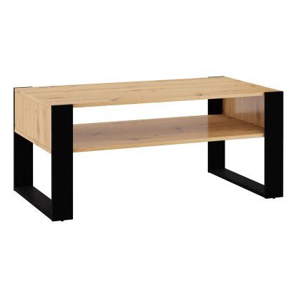 konferenční stolek nuka F dub artisan černá