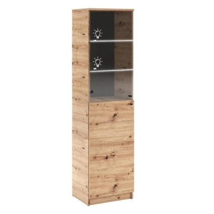 pěkná EVI vitrína 07 s osvětlením