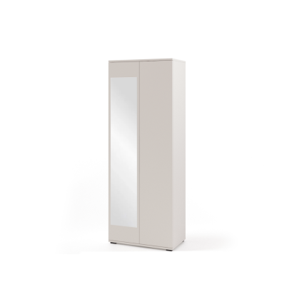 satniková skříň BIANCO 70 cm cashmere se zrcadlem