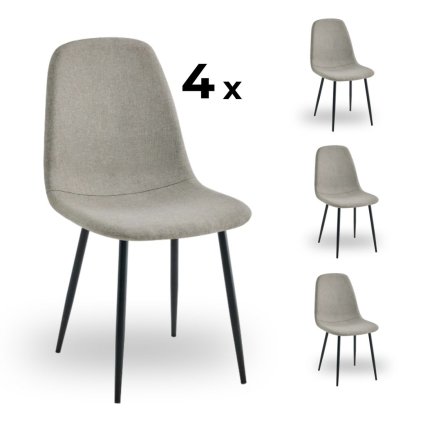 567039 9 jedalenske stolicky lovisa hneda 4 kusy