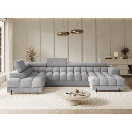 designová sedací suprava ve tvaru u feraria 03 pel lava v obývacím pokoji