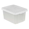 Úložný box ESSENTIALS 16L s víkem | transparentní