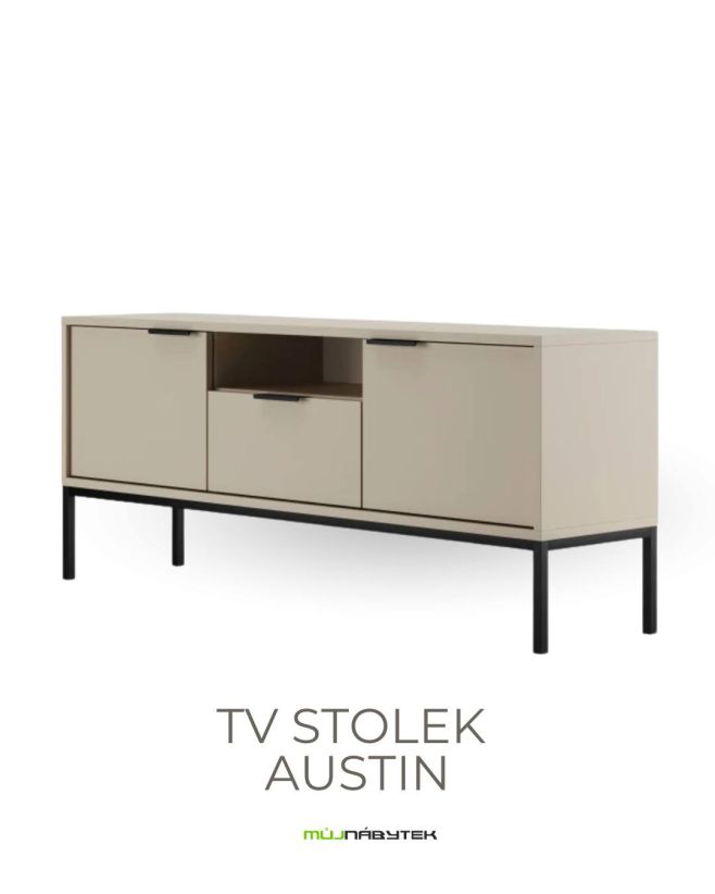 🔥 Chcete mít obývací pokoj, který dýchá stylem? TV stolek AUSTIN je přesně ten kousek, který přemění váš prostor na...